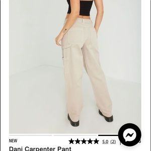 Garage Dani carpenter pants in brown
